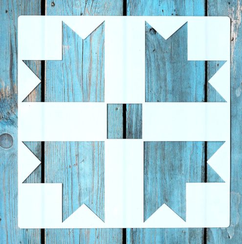 25x25 cm- es geometriai mintás sablon  DIY festő stencil 
