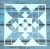 25x25 cm- es geometriai mintás sablon  DIY festő stencil 
