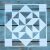 25x25 cm- es geometriai mintás sablon  DIY festő stencil 