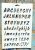 Fèlkövèr nyomtatott ABC betű sablon 26x17cm-es DIY festő stencil