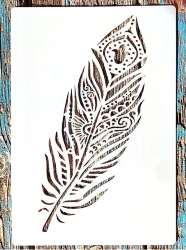 Toll mintás vintage 26x17cm-es műanyag festő sablon DIY stencil
