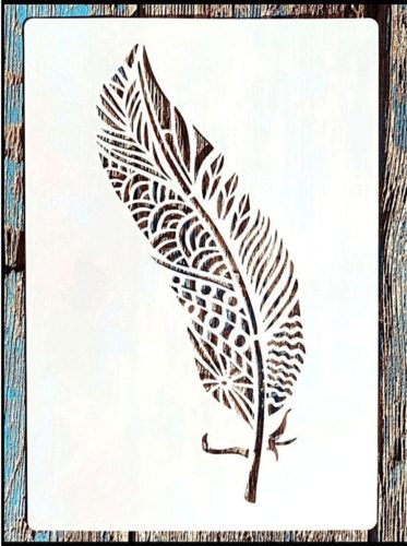 Toll mintás vintage festő sablon 26x17cm-es DIY stencil