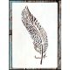Toll mintás vintage festő sablon 26x17cm-es DIY stencil