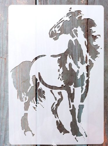 Lovas DIY sablon 26x17cm-es műanyag festő  stencil