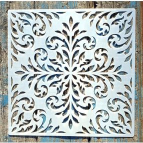    Óriás csempemintás 30x30 cm-es, DIY sablon műanyag festő stencil falra bútorra