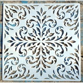    Óriás csempemintás 30x30 cm-es, DIY sablon műanyag festő stencil falra bútorra