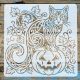 30x30x cm-es Halloween mintàs műanyag sablon DIY stencil