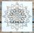 mandala mintás műanyag sablon 30x30 cm-es DIY festő stencil 
