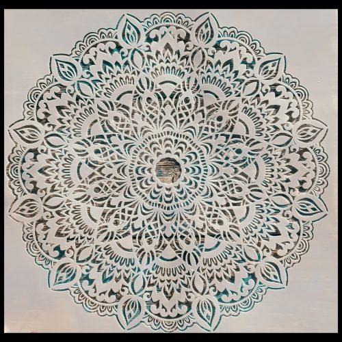 Mandala  mintás  festő sablon   DIY stencil  30x30 cm-es méretben