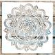 Mandala mintás  festősablon műanyag DIYstencil  30x30 cm-es