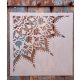  negyed Mandala mintás DIY  sablon  30x30 cm-es műanyag  DIY stencil falra bútorra
