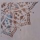  negyed Mandala mintás műanyag  3D festő sablon 30x30 cm-es DIY stencil falra, bútorra