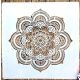 Mandala mintás műanyag sablon 30x30 cm-es DIY festő stencil