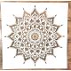 Mandala mintás sablon  30x30 cm-es műanyag DIY  stencil