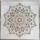 Mandala mintás  festő sablon 30x30 cm-es műanyag DIY stencil falra, bútorra