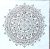 Mandala mintás festő sablon 30x30 cm-es DIY műanyag  stencil falra, bútorra