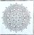 Mandala mintás festő sablon 30x30 cm-es DIY műanyag  stencil falra, bútorra