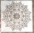 Mandala mintás 30x30 cm-es műanyag sablon DIY stencil falra,  bútorra