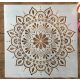 Mandala mintás 30x30 cm-es műanyag  sablon DIY stencil falra, bútorra