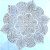 Mandala mintás műanyag sablon 30x30 cm-es DIY stencil falra, bútorra