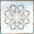 mandala mintás festő sablon  30x30 cm-es műanyag  DIY stencil