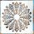 Mandala mintás DIY festő sablon 30x30 cm-es műanyag  stencil