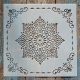 Mandala mintás  csempe sablon   sarok mintával 30x30 cm-es DIY műanyag stencil falra, bútorra