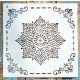Mandala mintás  csempe sablon sarok mintával 30x30 cm-es DIY műanyag stencil falra, bútorra