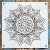 Mandala mintás műanyag sablon  30x30 cm-es DIY festő stencil 