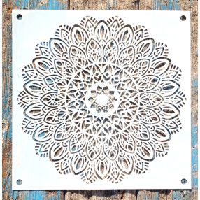   Csipke Mandala mintás festő sablon  30x30 cm-es DIY műanyag stencil 