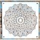 Csipke Mandala mintás festő sablon  30x30 cm-es DIY műanyag stencil 
