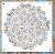 Csipke Mandala mintás festő sablon 30x30 cm-es DIY  műanyag stencil 