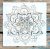 mandala mintás  sablon  30x30 cm-es 