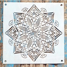 Mandala mintás festő  sablon 30x30 cm-es DIY stencil