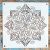 Mandala mintás festő  sablon 30x30 cm-es DIY stencil