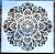 Mandala virág 4  rétegző sablon  30x30 cm-es DIY stencil