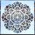 Mandala virág 4  sablon  30x30 cm-es DIY stencil