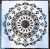 Mandala virág sablon stencil, 30x30 cm-es 