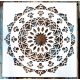 Mandala virág rétegző sablon stencil, 30x30 cm-es 