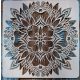 Mandala virág 7  rétegző sablon  stencil, 30x30 cm-es 