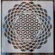  geometriai mintás Mandala  rétegző sablon  stencil, 30x30 cm-es 