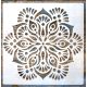 Mandala mintás 6  rétegző sablon  stencil, 30x30 cm-es 