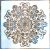 Mandala mintás műanyag sablon DIY stencil, 30x30 cm-es 