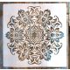 Mandala mintás műanyag rétegző sablon DIY stencil, 30x30 cm-es 