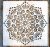 Mandala mintás  sablon  30x30 cm-es műanyag DIY festő stencil,