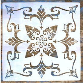 csempe mintás műanyag  sablon 30x30 cm-es DIY stencil, 