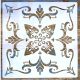 csempe mintás műanyag  sablon 30x30 cm-es DIY stencil, 