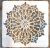 Mandala mintás 12  sablon   30x30 cm-es műanyag DIY stencil