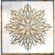 Mandala mintás festő sablon 30x30 cm-es műanyag DIY stencil
