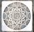 Mandala mintás festő sablon 30x30 cm-es DIY stencil